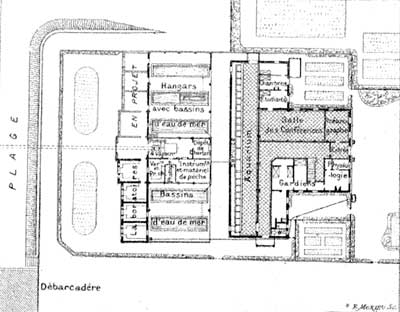 Plan de la station en 1892