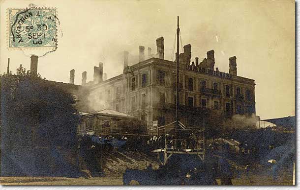 Incendie Grand Hôtel 1906